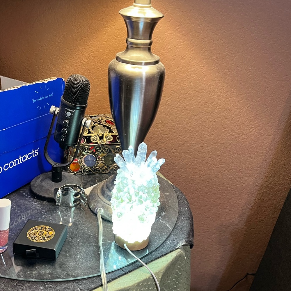 Citrine Pineapple LED Light Lamp